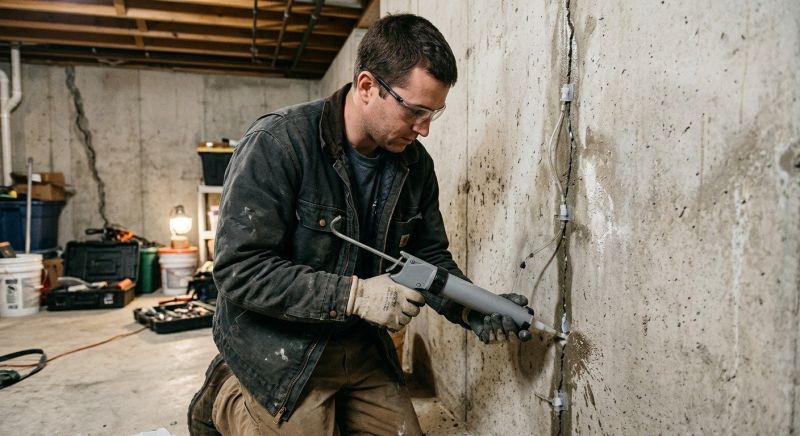 Basement Crack Repair in Catonsville, MD