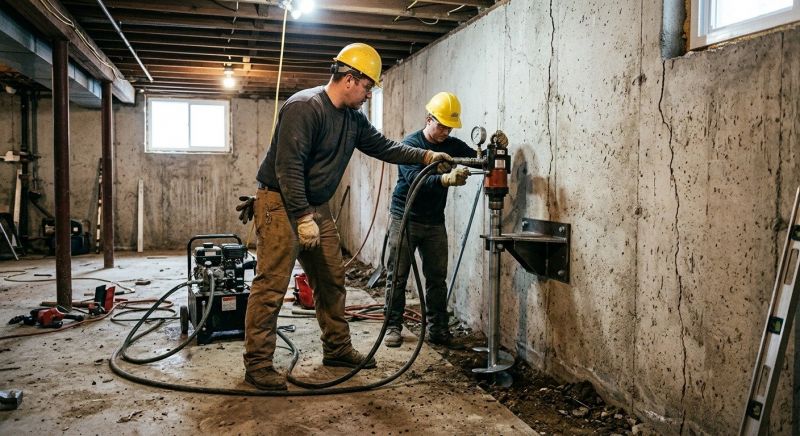 Basement Stabilization in Catonsville, MD