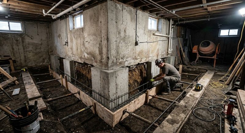 Basement Underpinning in Catonsville, MD
