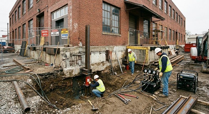 Building Foundation Repair in Linthicum Heights, MD