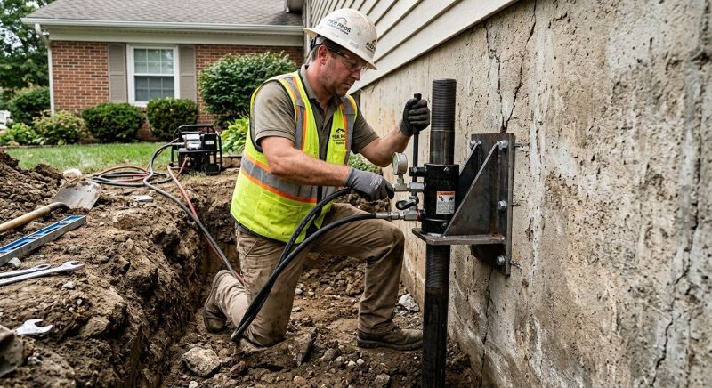 Concrete Foundation Leveling in Gambrills, MD