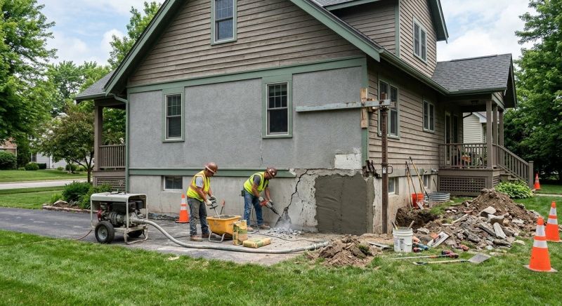 Concrete Foundation Repair in Jessup, MD