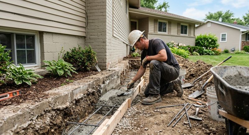 Concrete Foundation Repair in Catonsville, MD