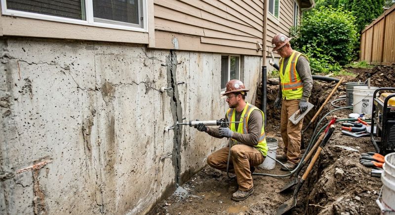 Cracked Foundation Repair in Carroll County, MD