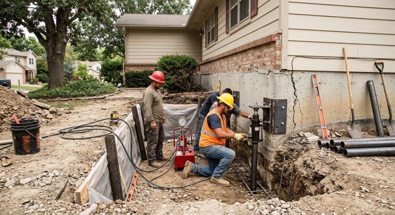 Cracked Foundation Repair in Carroll County, MD