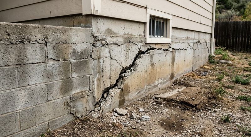 Cracked Foundation Repair in Cockeysville, MD