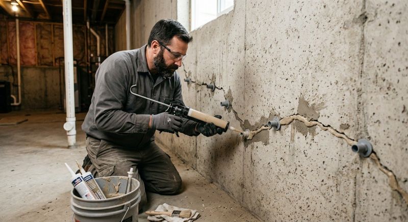 Cracked Foundation Repair in Montgomery County, MD