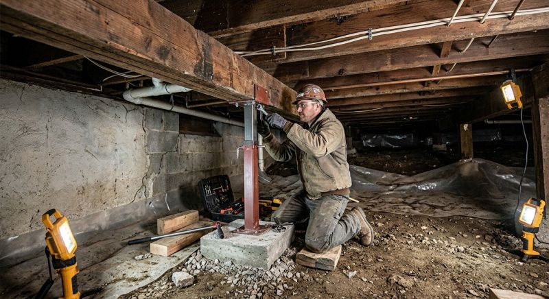 Crawlspace Foundation Repair in Gwynn Oak, MD