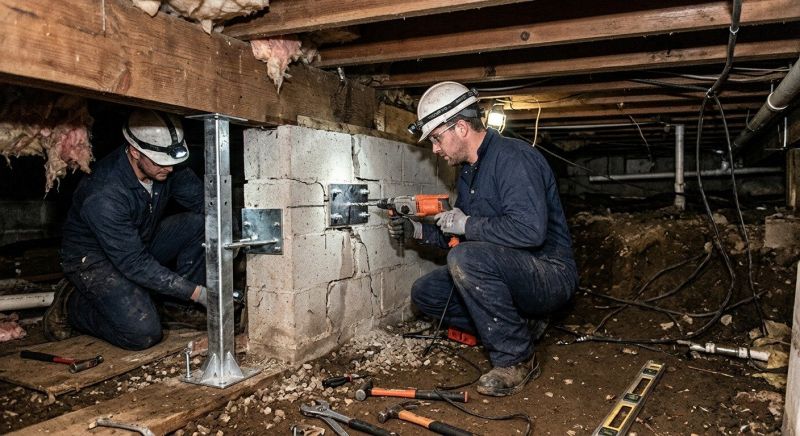 Crawlspace Foundation Repair in White Marsh, MD