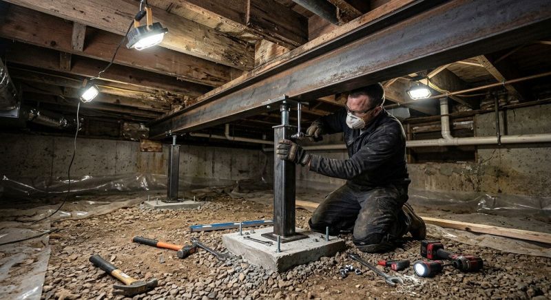 Crawlspace Structural Repair in Catonsville, MD
