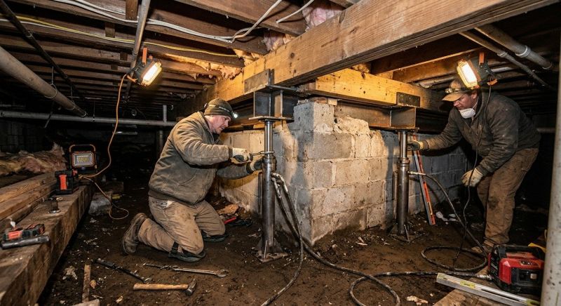 Deep Foundation Repair in Catonsville, MD