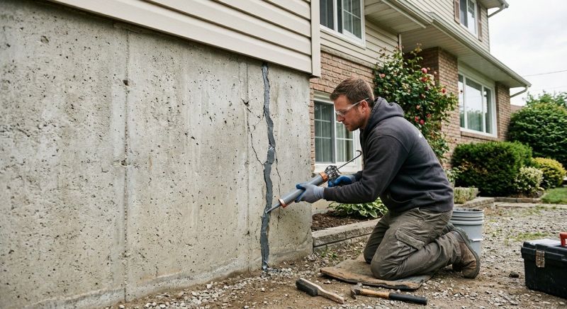 Foundation Crack Sealing in Catonsville, MD