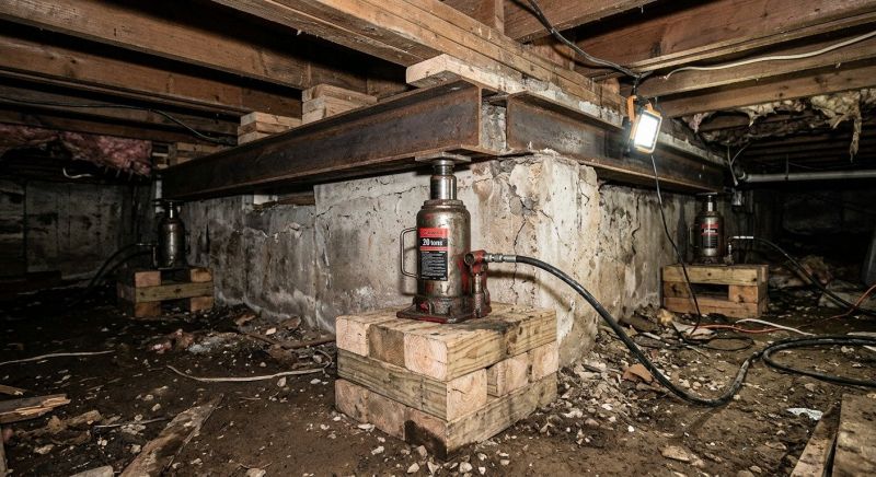 Foundation Jacking in Burtonsville, MD
