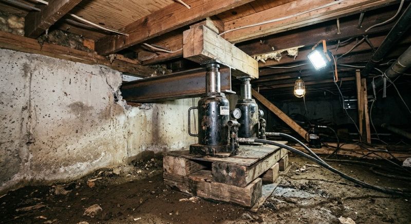 Foundation Jacking in Cockeysville, MD