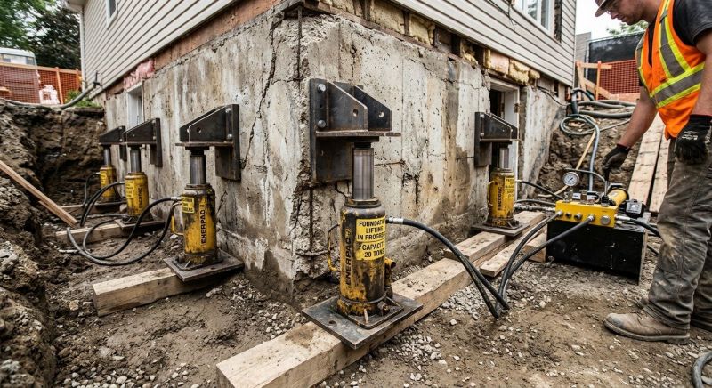 Foundation Jacking in Howard County, MD