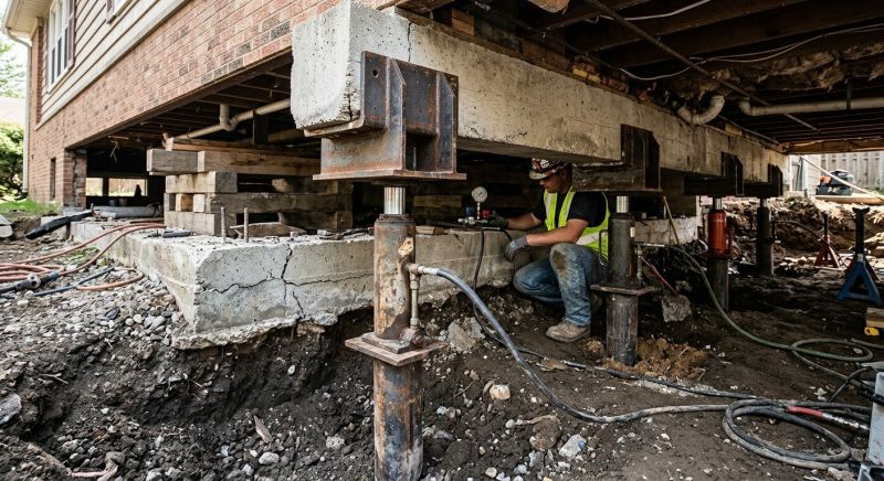 Foundation Lifting in Howard County, MD