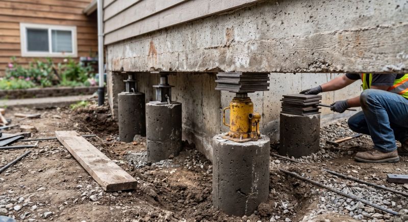 Foundation Pier Leveling in Catonsville, MD