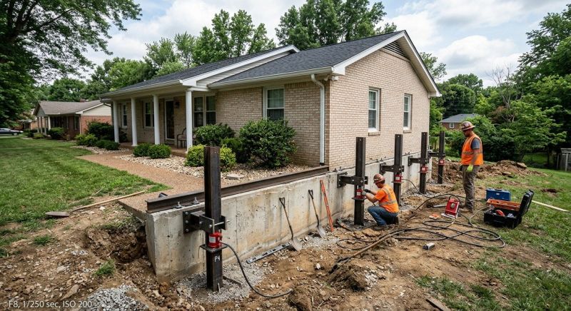 Foundation Pier Leveling in Catonsville, MD