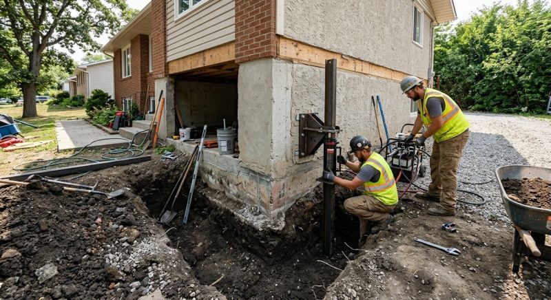 Foundation Pier Repair in Catonsville, MD