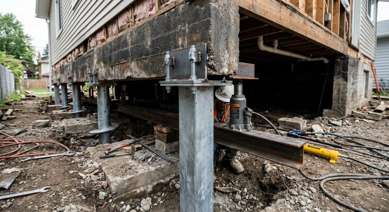 Foundation Raising in Sparrows Point, MD