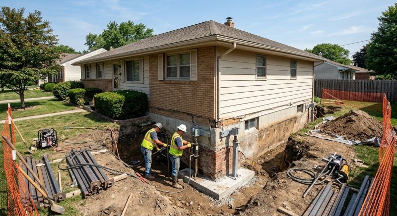 Foundation Renovation in Catonsville, MD