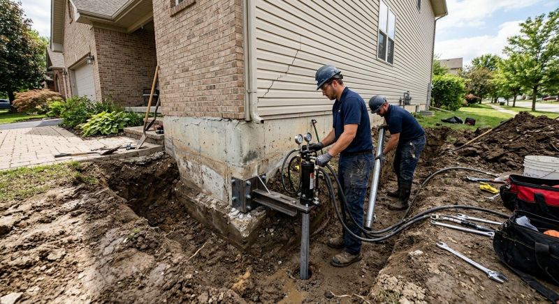 Foundation Settlement Repair in Catonsville, MD