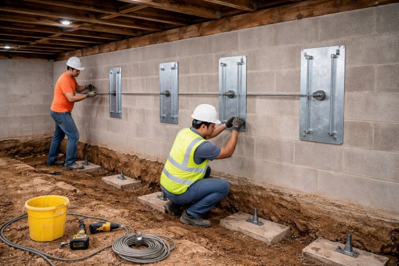 Foundation Stabilizing in Hanover, MD