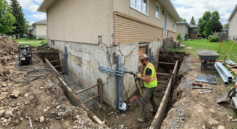 House Foundation Repair in Brookeville, MD