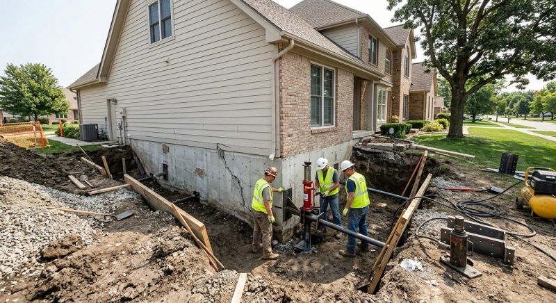 House Foundation Repair in Crofton, MD