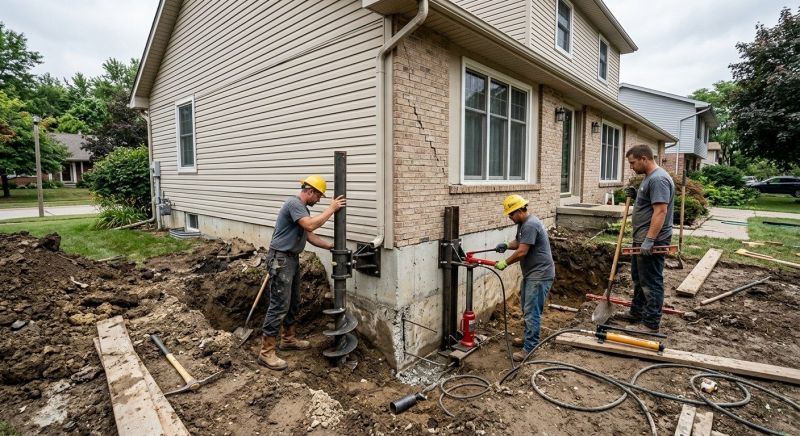 House Foundation Repair in Essex, MD