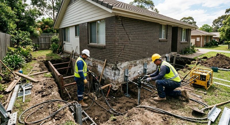 House Foundation Repair in Howard County, MD