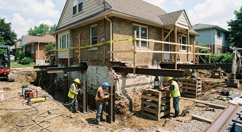 House Foundation Repair in Marriottsville, MD