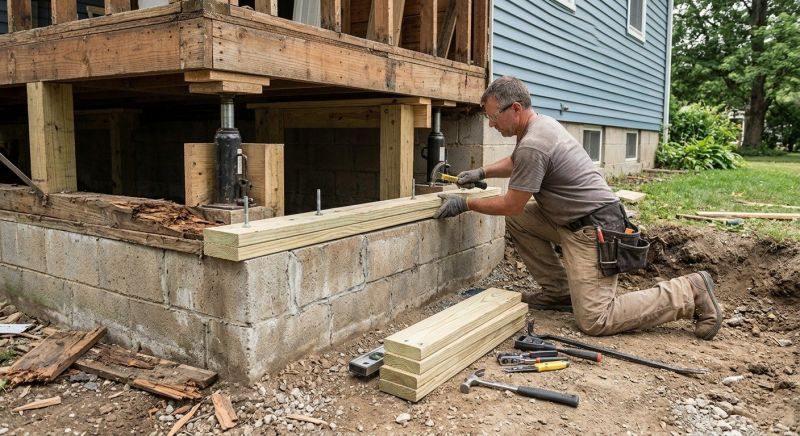 House Foundation Repair in Randallstown, MD