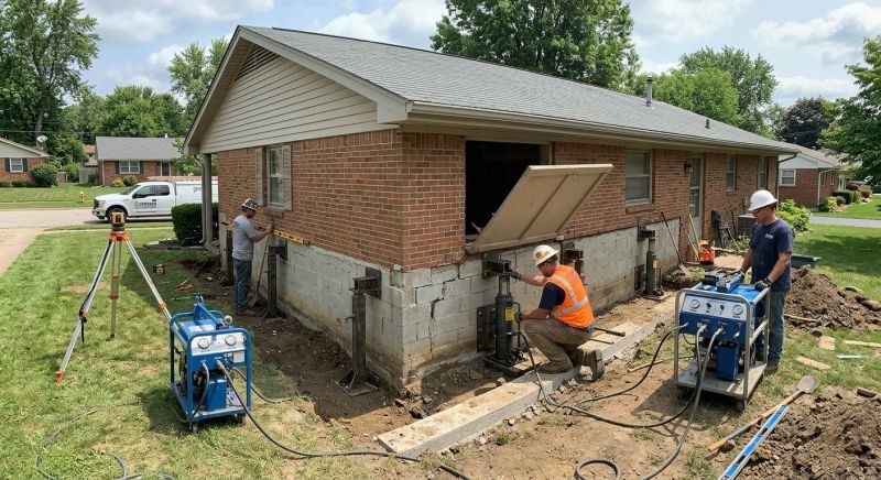 House Leveling in Montgomery County, MD