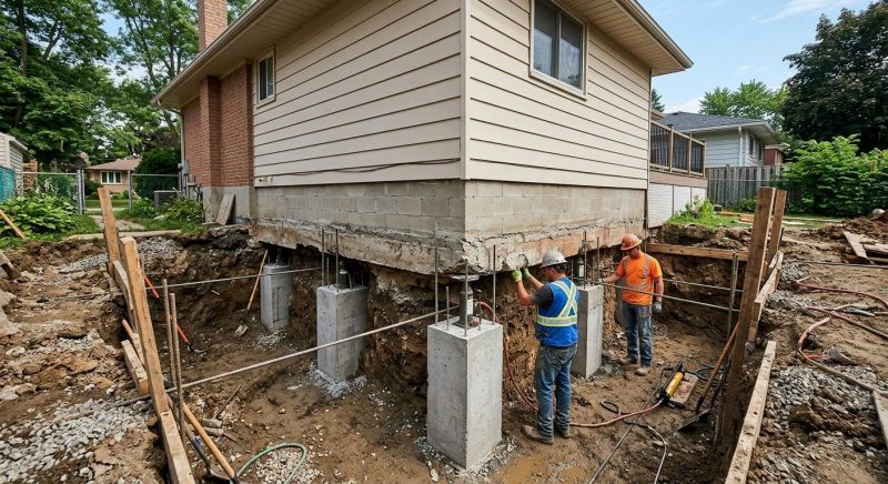 House Underpinning in Catonsville, MD