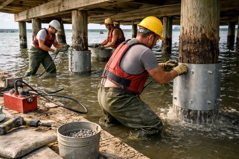Piling Repair in Hydes, MD
