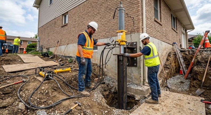 Settling Foundation Service in Fallston, MD