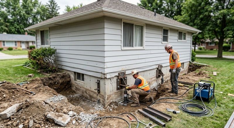 Sinking Foundation Repair in Fort George G Meade, MD
