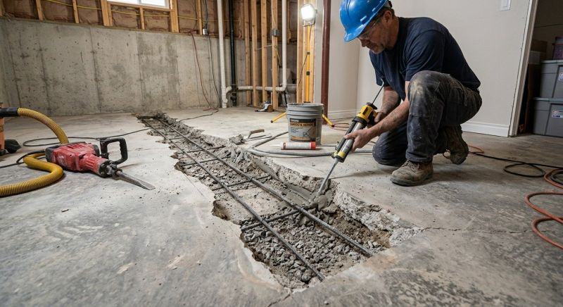 Slab Foundation Repair in Catonsville, MD