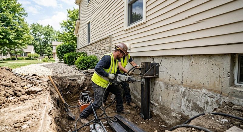 Structural Foundation Repair in Cockeysville, MD