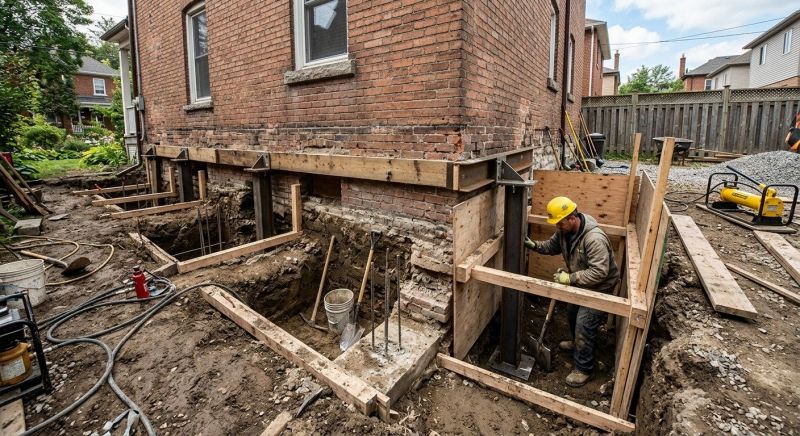 Structural Underpinning in Catonsville, MD